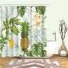 Tropical Cactus Plant Pineapple Shower Curtains Bathroom Curtain Cortina Ducha Frabic Waterproof Polyester Bath Curtain