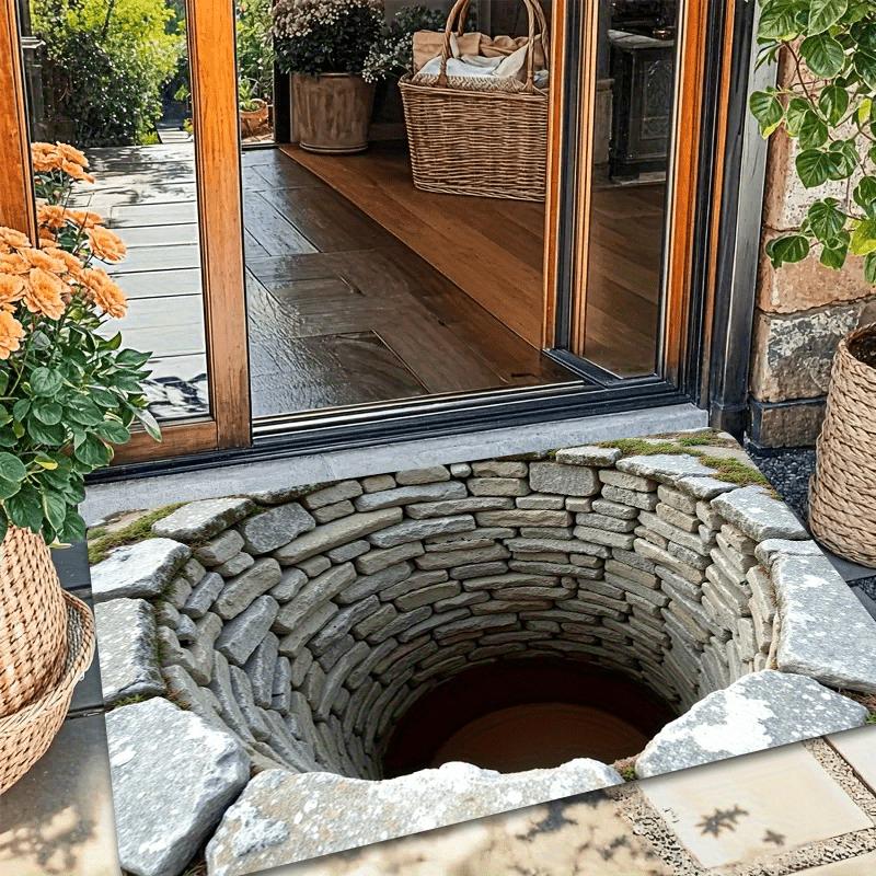 VIKAMA Horror Abyss 3D Carpet Indoor/Outdoor Bathroom Kitchen living room Floor Mat Bedroom Comfort Door Mat Home Decor