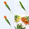 Realistische Tulipa Gesneriana Kunstblume Künstliche Pflanze für Hochzeitsdekoration und Foto-Requisiten