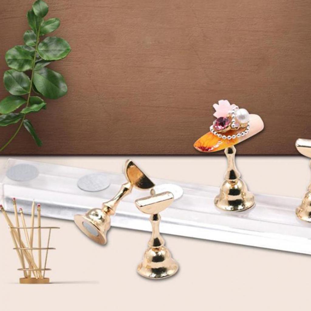 Suport magnetic pentru unghii, tablă de șah, suport pentru exersarea unghiilor