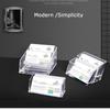 Table Organizer Cards Display Stand Name Card Rack Business Card Container Card Display Shelf