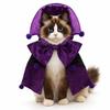 Cosplay Pet Halloween Costumes Breathable Knight Style Dog Halloween Costumes Small/Medium/Large Lightweight Cat Magic Cloak