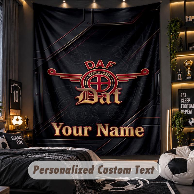 TapestryDAF Custom Name Text Personalized Wall Hanging Tapestry Home Wall Decor