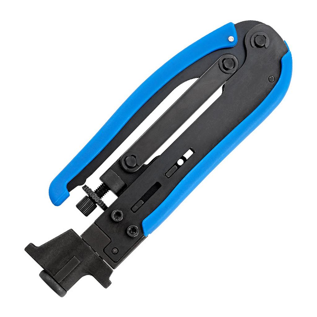 Coax Compression Tool Coax Crimper RG6 Coaxial Crimper for Coax RG6 RG59 RG11 Cable F Connectors Installation