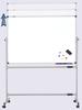 Mobile Double-Sided Magnetic Whiteboard and Chalkboard