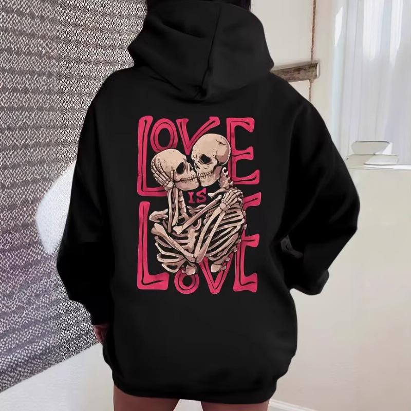 2025 European LOVE Skull Hoodie - Autumn Fashion Sportswear