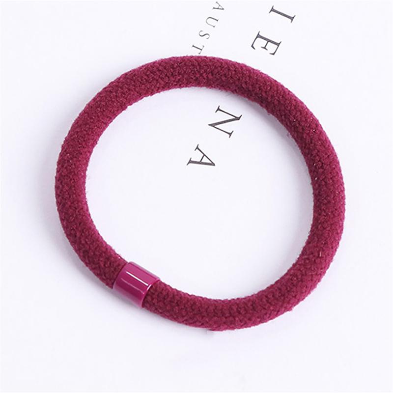 6pcs/lot Women Girls Hair Bands Basic Thick Elastic Hair Ties Rope Scrunchies Headband Fashion Hair Accessories Ponytail Holder