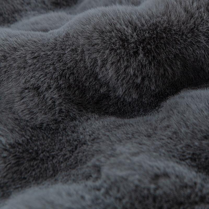 Winter Bunny Cashmere Sofa Cushion Thickened Fleece Cushion Non-Slip Sofa Cover Three Seats One Imperial Concubine Autumn and Winter Cover Towel