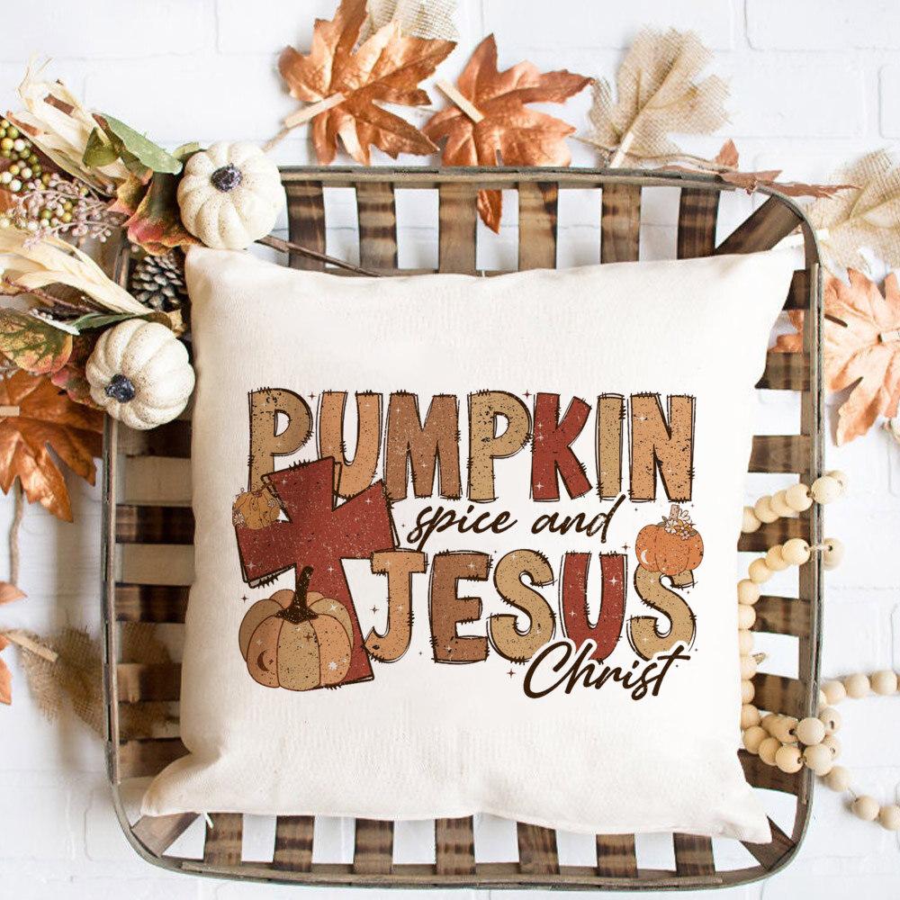 Kürbis Truthahn Muster Kissenbezug Herbst Party Deko Zuhause Kissenbezug Herbst Feiertag Kissenbezug Thanksgiving Herbst Geschenk