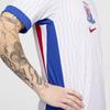Nike Camiseta de Fútbol Dri Fit para Hombre Blanco/Azul Campus/Rojo Universitario HM6161-100