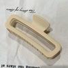 13cm Creamy White Shark Hair Clip for Women - Elegant Updo Claw Clip for Volume and Style
