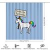 Unicorn Rainbow Shower Curtain Cute Magical Horse Bathroom Decor Washable Fabric Liner Hippie Aesthetic Room Decor Gift