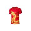 T-shirt da uomo Li Ning Table Tennis Collection Rossa AAYR361-1