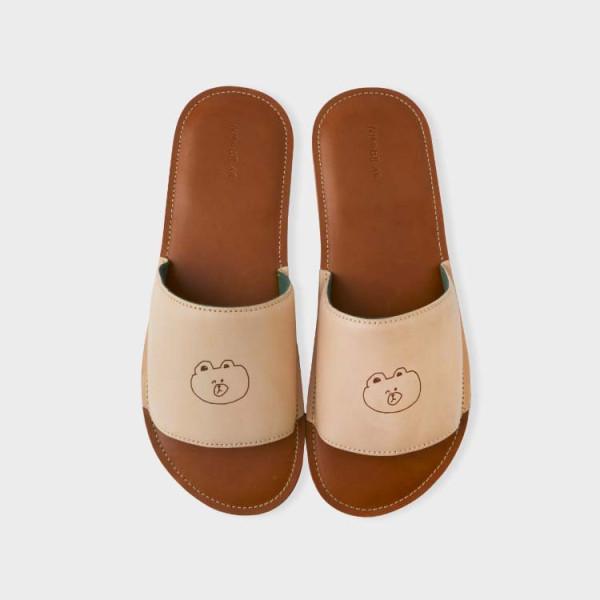 

Оригинальные кожаные комнатные туфли Line Friends (M)