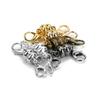10pcs Copper Magnetic Clasps With Lobster Clasps Connectors For Jewelry Making DIY Necklaces Bracelets Clasp Hooks Accessories