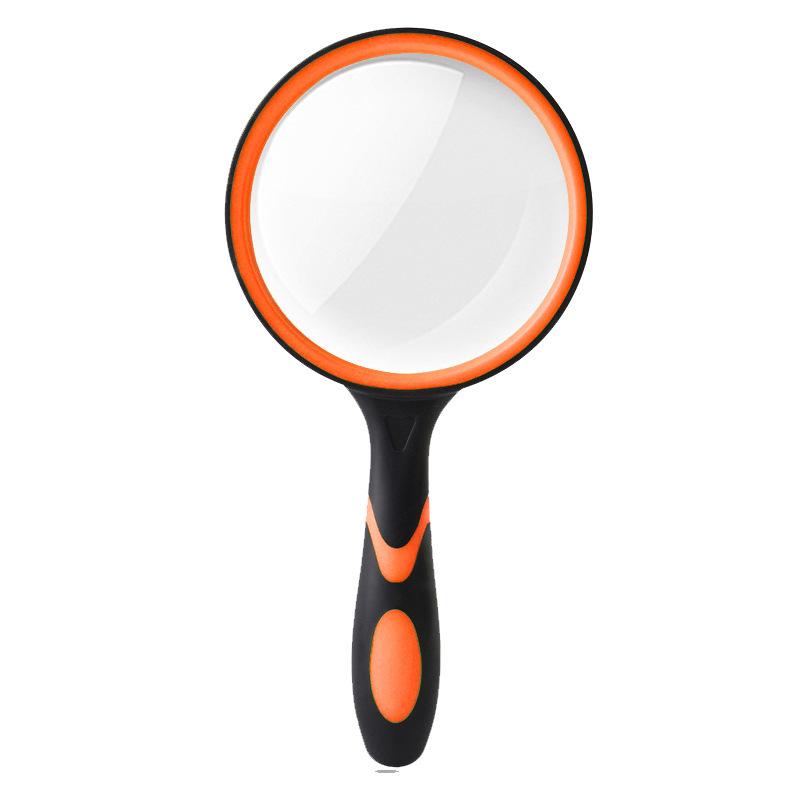 HD Handheld Magnifier Glasses: Durable, High-Magnification Lens for Seniors and Children's Experiments.