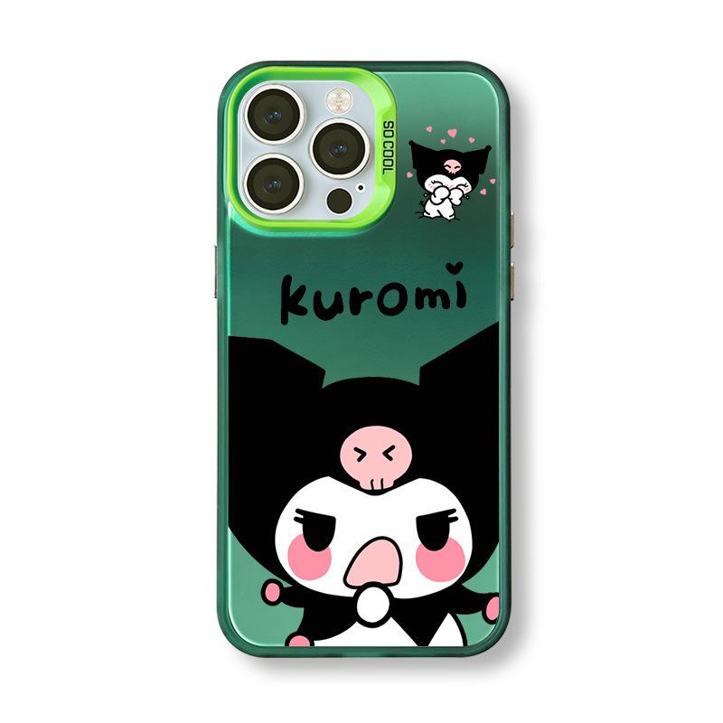 Kuromi Silver Phone Case for Apple iPhone 12 Pro Max, 13, 14, 15, 16, 17