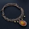 Carnelian Rough Necklace, Natural Gemstone 999 Copper Wire Wrapped Necklace, Handmade Jewelry, Birthday And Anniversary Gift For Her
