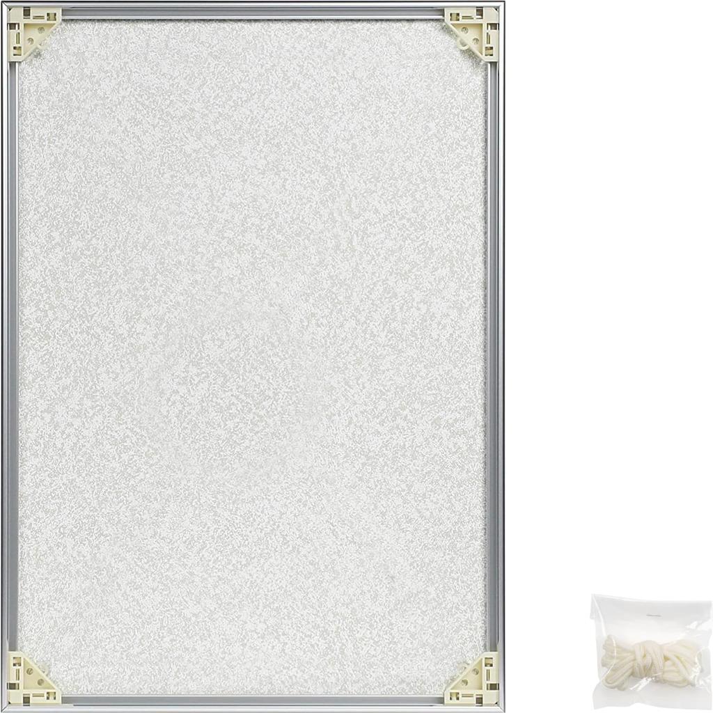 Kenko Poster Aluminum Frame B2 Silver UV Cut Plus Front-Open Type