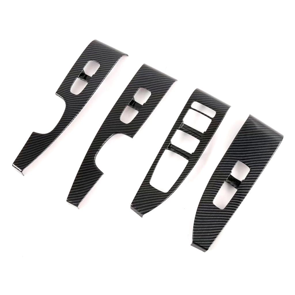 Linkslenker! Für Kia Sorento MQ4 2022 2023 Carbon Fiber Look Fenster Schalter Lift taste Abdeckung Trim ABS Kunststoff Auto Zubehör