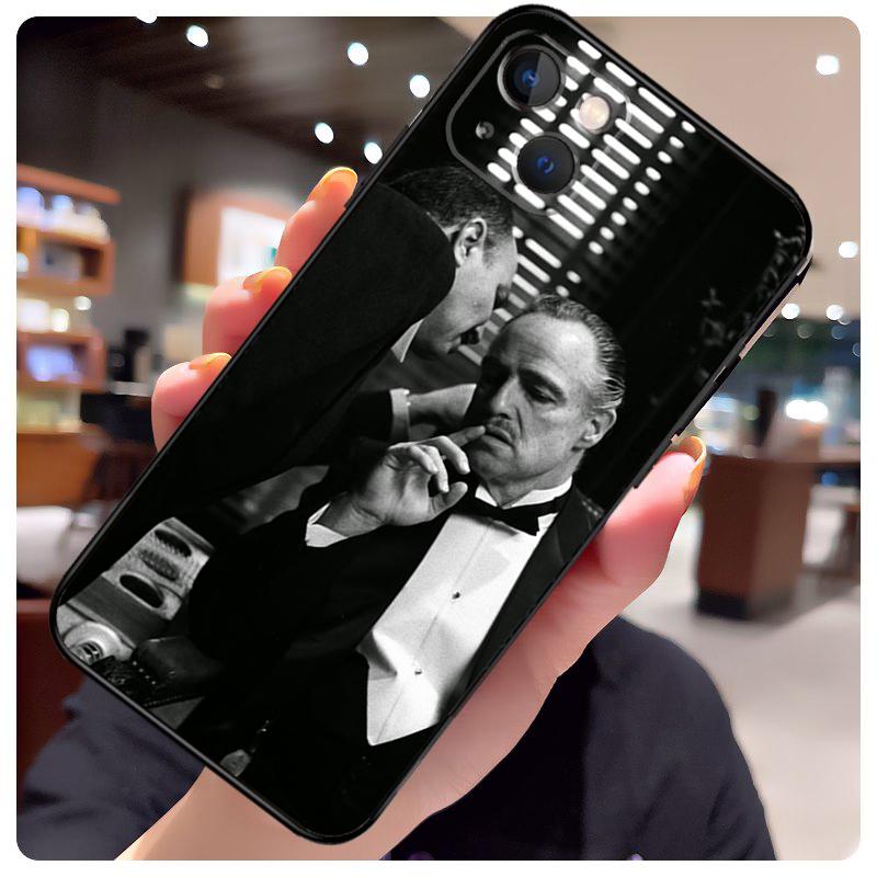 The Godfather Movie Italian Mafia Case For iPhone 16 11 12 13 14 15 Pro Max Plus 13 Mini X XS Max XR Plus Cover Coque