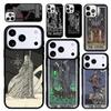Capa Case for iPhone 17 Air 16 Pro Max 15 Plus 11 13 Mini 14 12 Back Phone Cover Tarot Card The Hermit