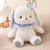 Cute Floral Scarf Rabbit Bear Doll Plush Toy Children Sleeping Pillow Doll Girl Gift