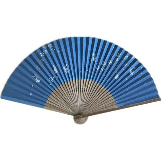 Kyoto fan rabbit made Japan ladies women craftsmanship paper personal use gift vertical 19.5cm width when opened 33cm