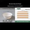 Eco-Friendly Rice Husk Disposable Dinnerware Set