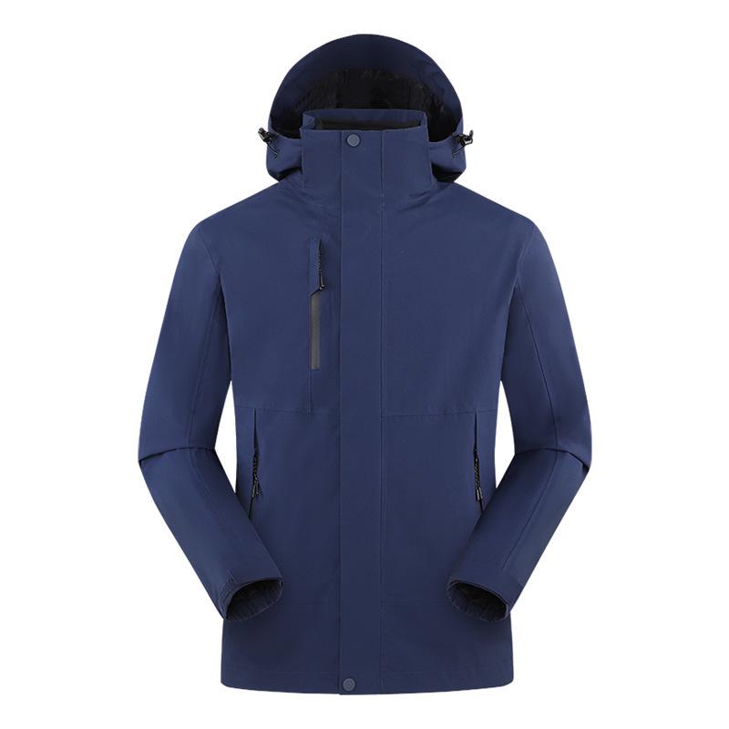 Custom Three-in-One Expedition Suit: New Autumn/Winter Style, Fully Sealed Two-Piece Set with Embroidered Logo