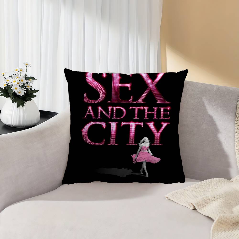 Sex And The City TV Series Pillowcase Toon Gift Cushion Cover Bedroom Home Sofa Chair Seat Decor Pillow Case