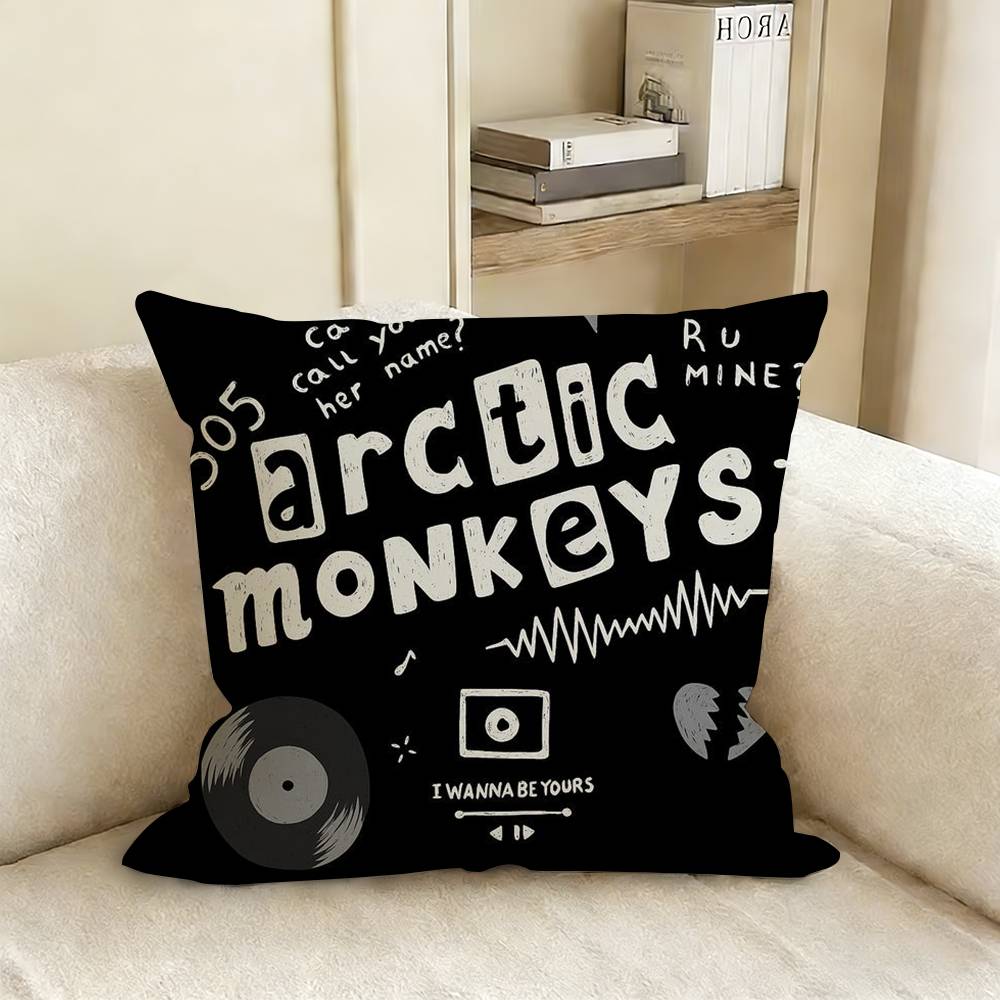 AArctic MMonkeys Band Pillow Cover Sofa Cushion Cover Home Room Decoration Children Gift