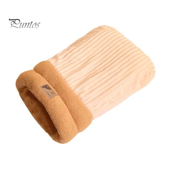 

Зимний спальный мешок для кошек, плюшевая теплая кошачья кровать, пещера, обертывание на 360 градусов, согревающий коврик для кошек, спальный мешок для маленьких собак и кошек L белый