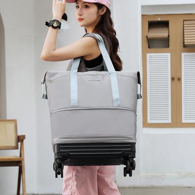 Large-capacity Travel Bag Universal Wheel Going Out To Work Multi-purpose Luggage Bag Two-layer Expansion Moving Storage Bag