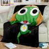 3D мультяшное одеяло Keroro, милое одеяло с лягушкой, мягкое и легкое фланелевое одеяло для гостиной, спальни, дивана, дорожное одеяло для кемпинга