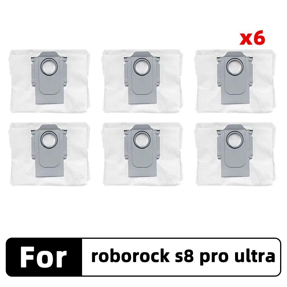 Compatible for Roborock S8 Pro Ultra, G20 A6900RR Main Side Brush Hepa Filter Mop Cloth Dust Bag Spare Parts Accessories