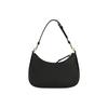 Tory Burch Logo Embossed Gold Accessories Leather Crescent Handheld Crossbody Shoulder Bag Women bags Black 162899-001