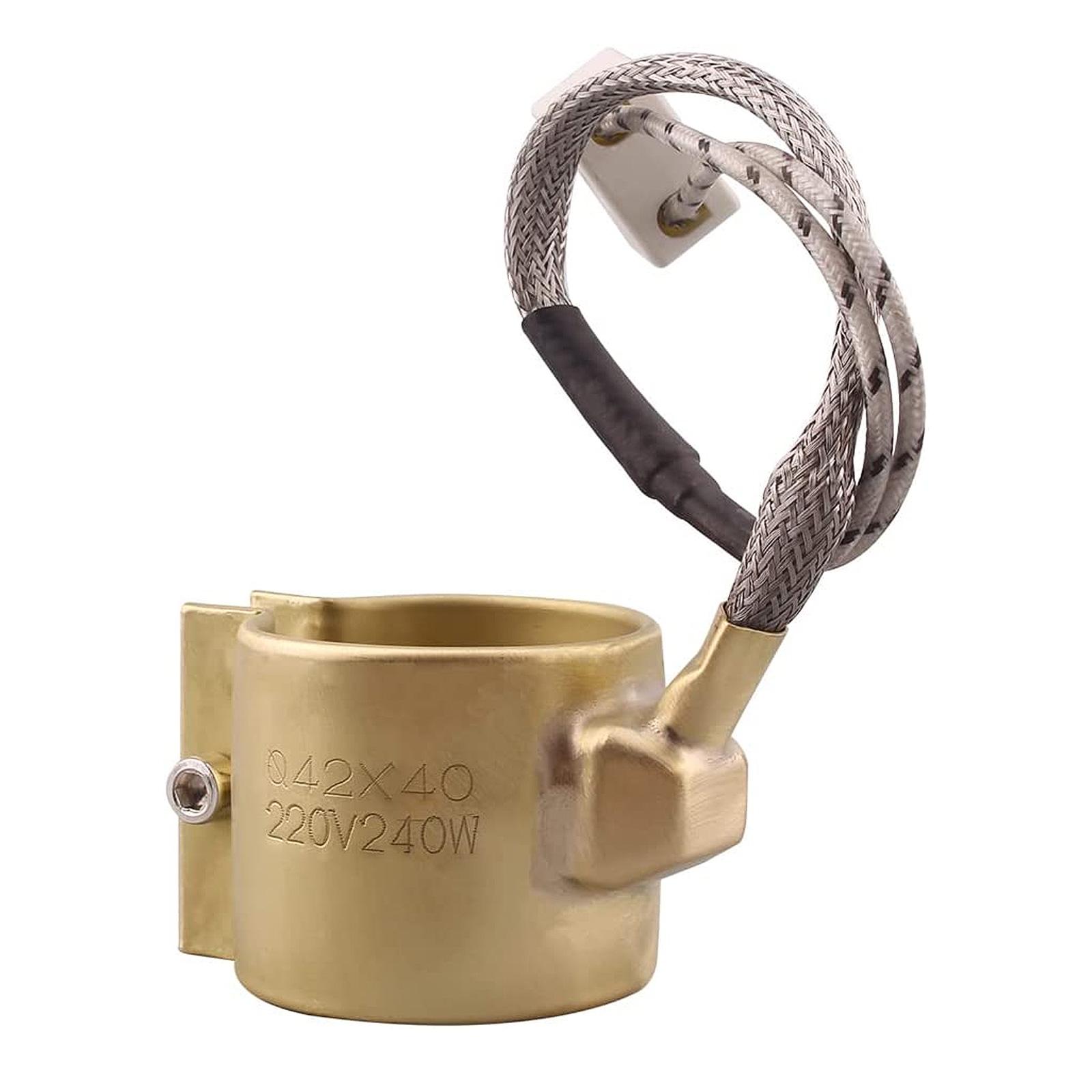 220 В Электрический Медный Бочкообразный Латунный Ленточный Нагреватель Кольцо Литьевой Нагревательный Элемент для Экструдера 40X40/42X40/50X30/50X40мм B