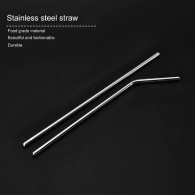 Diameter 6mm Stainless Steel Straws Straight Tubes Stir Tube Not Easily Deformed Metal Straw