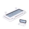 Rectangle Portlight Tempered Glass Opening Window for Marine Boat Yacht RV White 15-3/4 x 7-7/8in Boat Accessory Boat Portlight