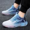 Trendy Unisex Summer Mesh Sneakers: Breathable Running Shoes with Air Cushion, Thick Sole, and Height-Boosting Design