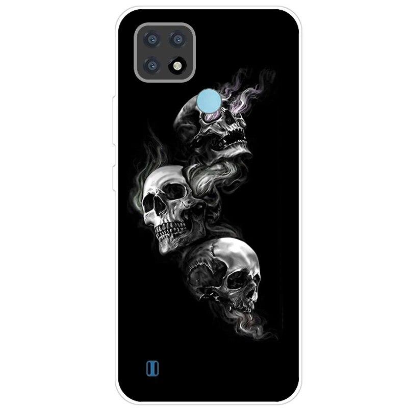 Realme C21 Hülle 6.5'' Klar Silikon Fudnas Weiche TPU Hülle Für Realmi C21 2021 Hülle C 21 Handyhüllen Rückseite RealmeC21 Bumper