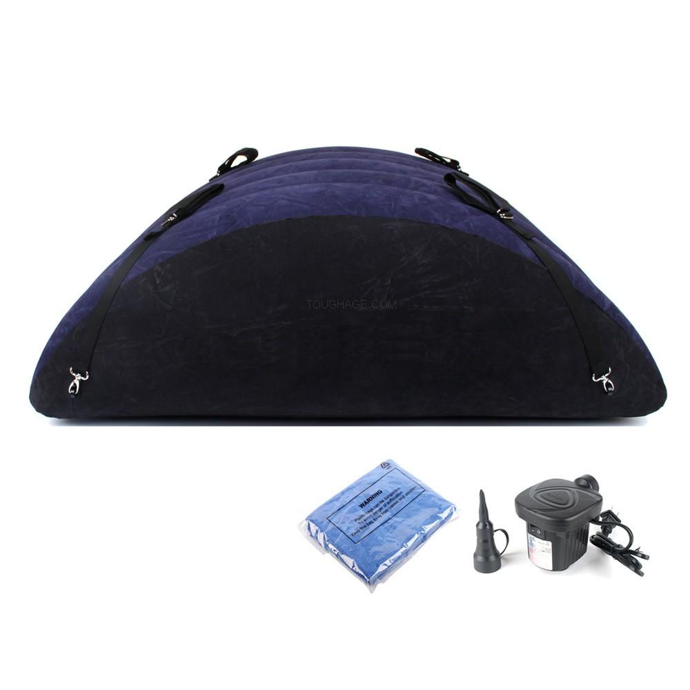 VaHppy Inflatable Mat/Bed Circle Curved  Swinging Multiple sex positions 2.1kg 100*65*35 Gift Handcuffs Couples SM BDSM Toys