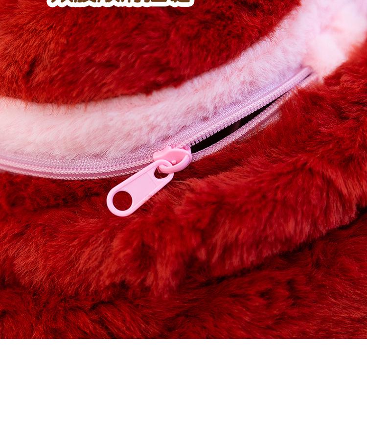 Cross-Border New Year Love Heart Bear Plush Toy - Cute Companion Gift for Couples and Birthdays