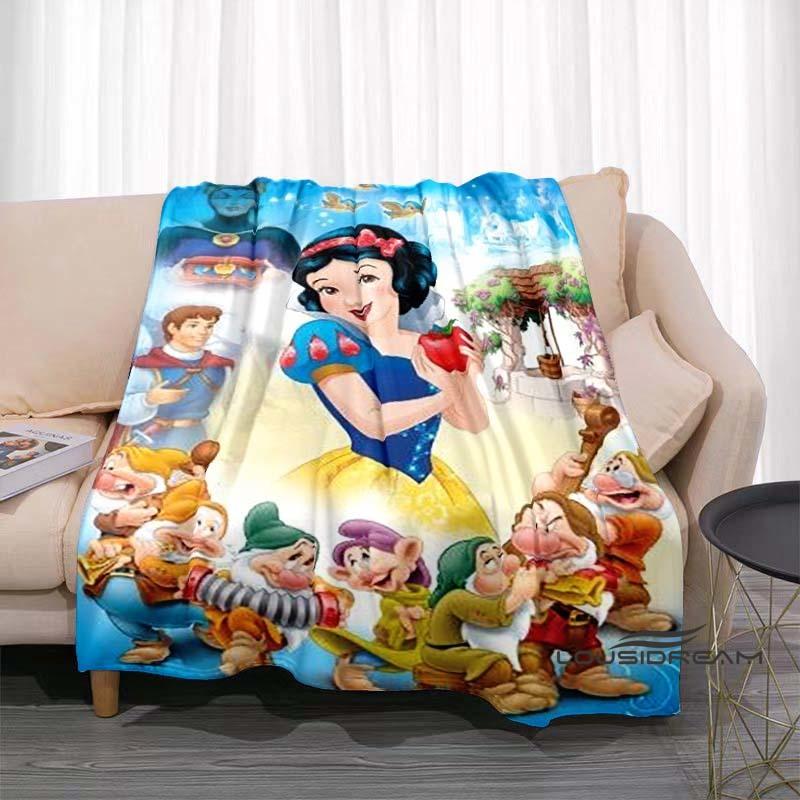 Snow White Princess Cartoon Cute Blanket, Super Soft, Suitable for Travel, Bedding, Sofa Blanket, Birthday Gift. 75X95CM