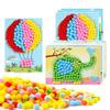 2/4pcs Plush Ball Paintings Felt DIY Handicraft Art Entertainment Supplies for Party Game Home Decor Creative Birthday Gift XJM
