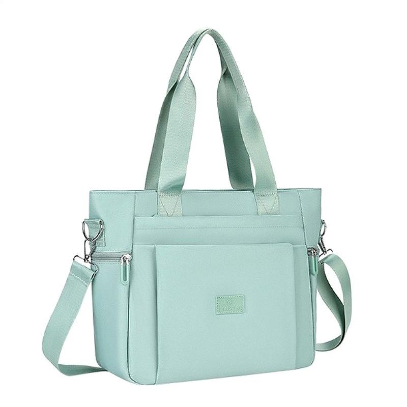 Women’s Large Capacity Nylon Tote Bag Waterproof Shoulder Handbag Casual Crossbody Bag Multi Pocket Travel Work Shopping Purse
