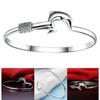 Fashion Jewelry Silver Plated Dolphin Clasp Bangle Bracelet for Women Jewelry