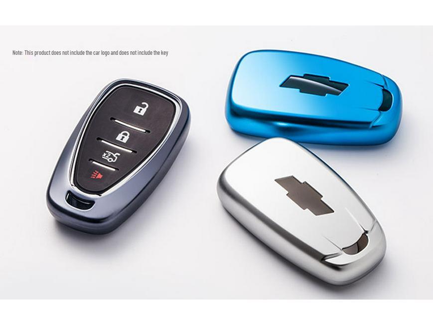 Chevrolet Key Cover for Cruze, Malibu XL, Trax, Equinox - TPU Shell & Buckle for Smart Models