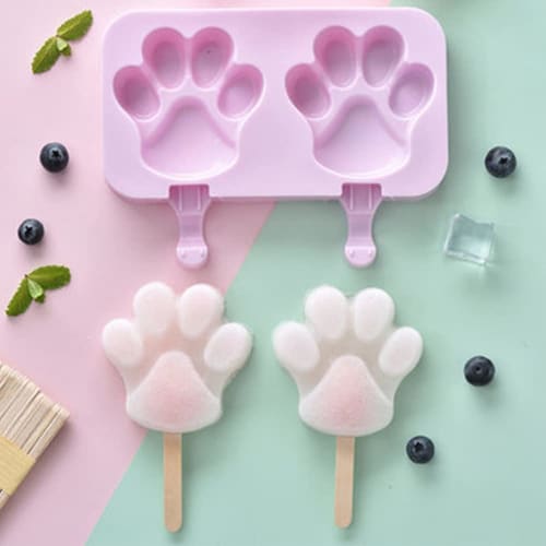 Enjoy Youth Silicone Ice Popsicle Mold, Ice Pop Mold, Ice Cube Tray, Silicone Bear Claw Ice Pop Tray, Popsicle Shape, Ice Pop Mold, DIY Mold, Ice Stic